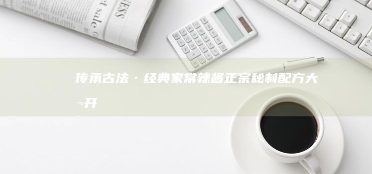 传承古法·经典家常辣酱：正宗秘制配方大公开